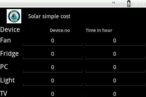 Solar energy system (simple)