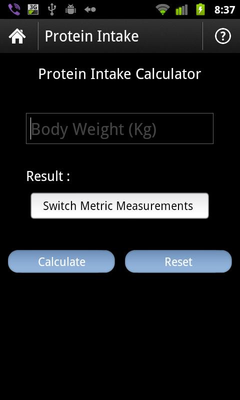 Fitness Calculator