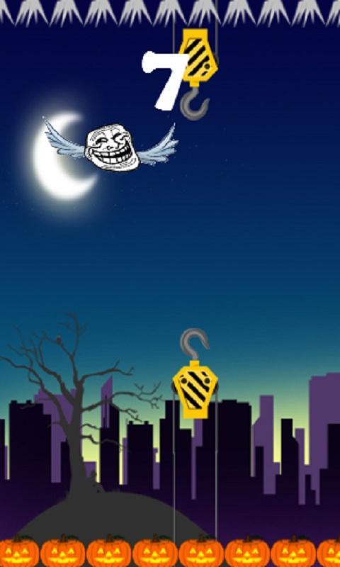 Flappy Troll Face