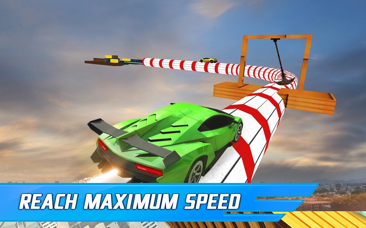 Racing Car Stunts: Crazy Track