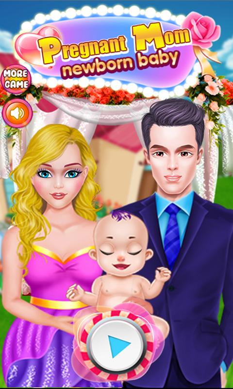 Pregnant Mom Newborn Baby