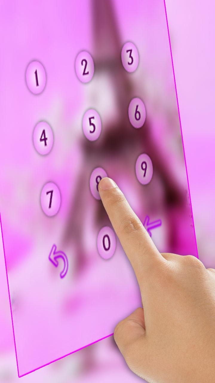 Pink eiffel tower paris theme