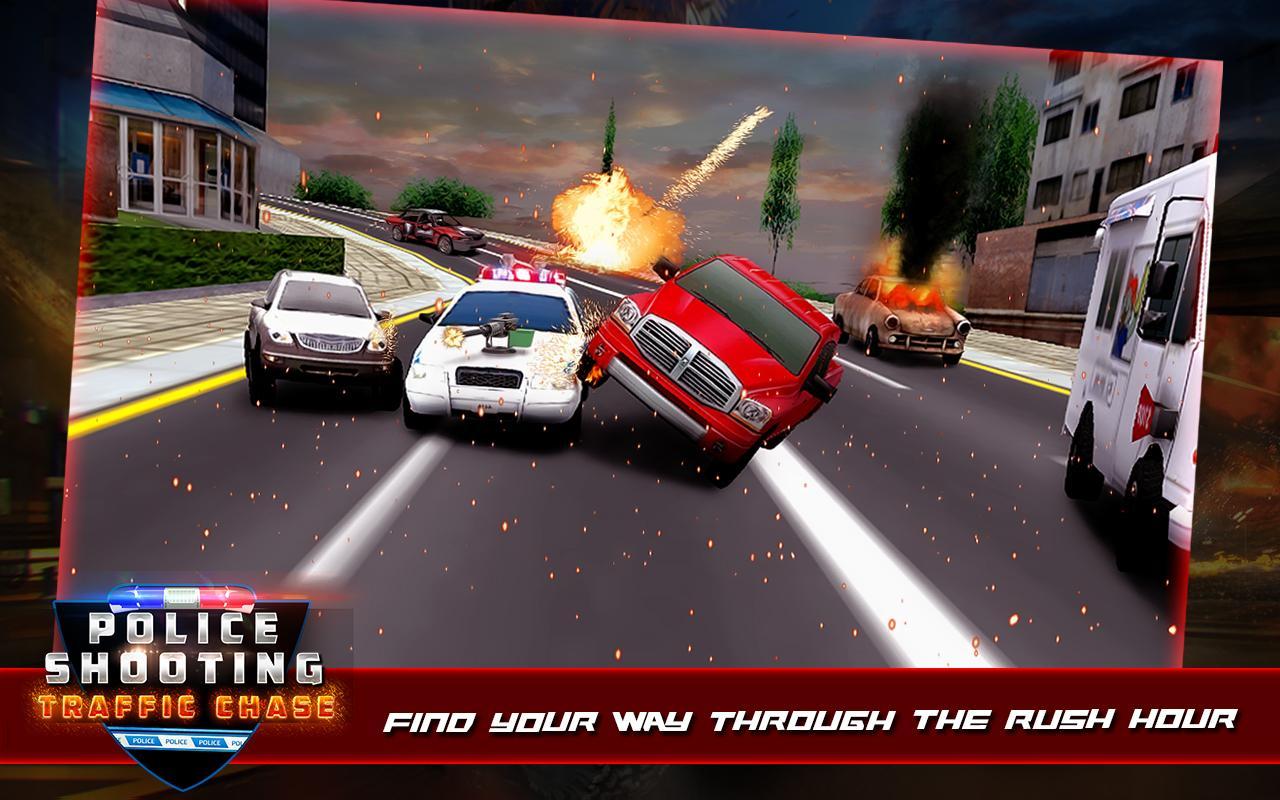 Police Shooting Traffic Chase