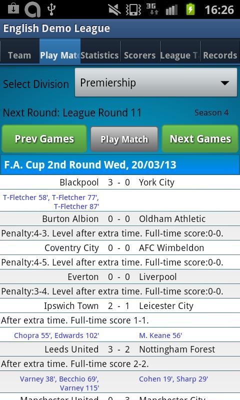 Fantasy Football League Lite