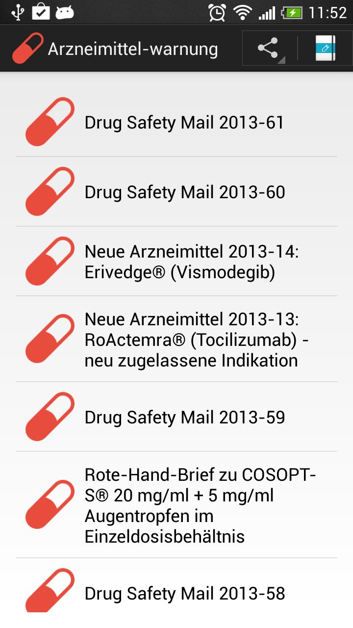 Arzneimittel Warnung