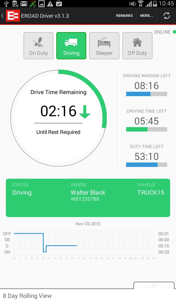 EROAD Driver App