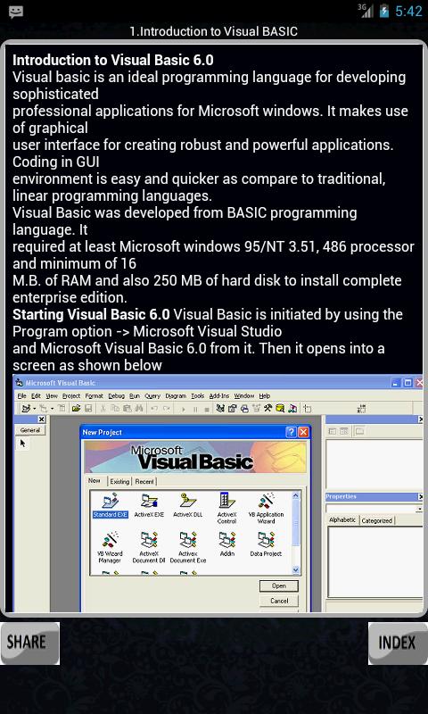 Learning Visual Basic 6.0
