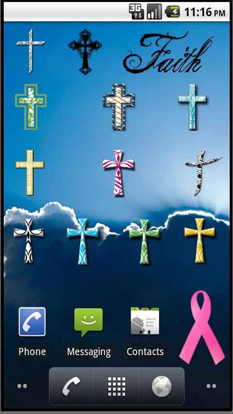 Christian Faith Cross Stickers