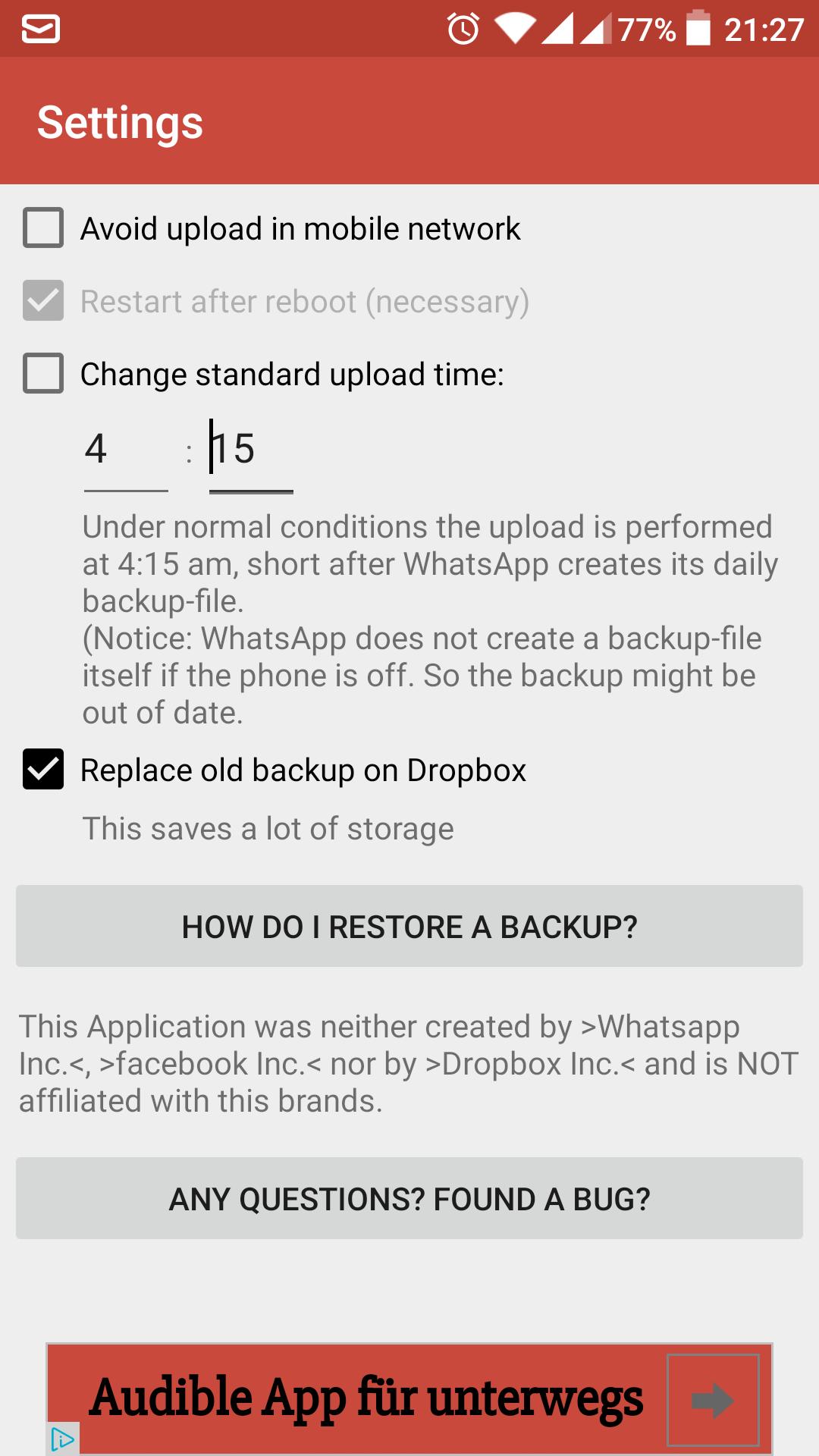 BackUp for Whats - RD1