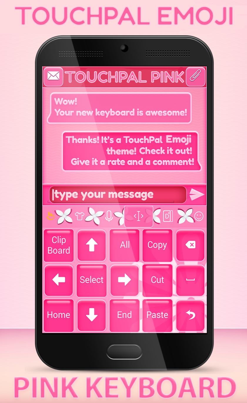 Pink Keyboard Theme