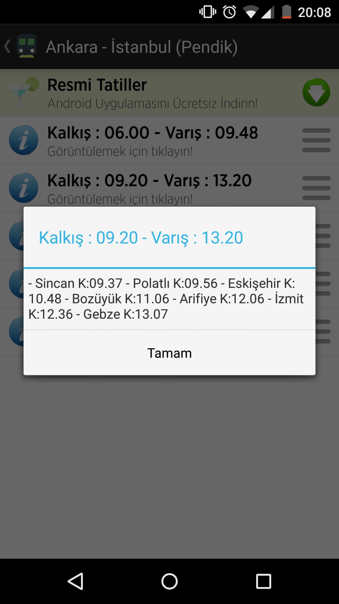 High Speed Train in Turkey