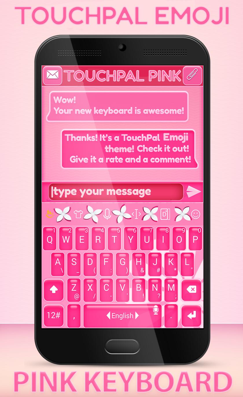 Pink Keyboard Theme