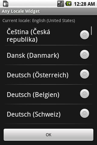 Any Locale, a switching widget