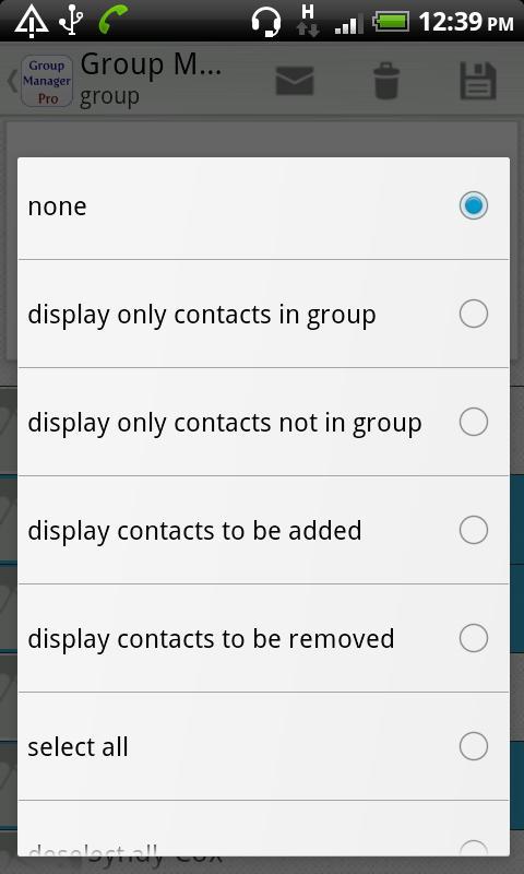 Group Contact  Manager