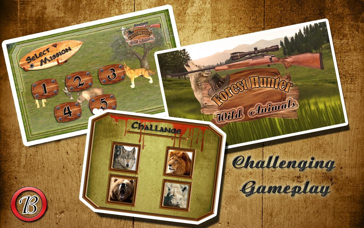 Forest Hunter: Wild Animals
