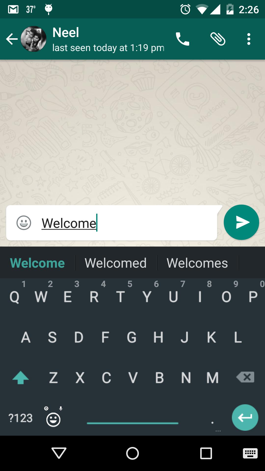 L Emoji Keyboard(Lollipop)