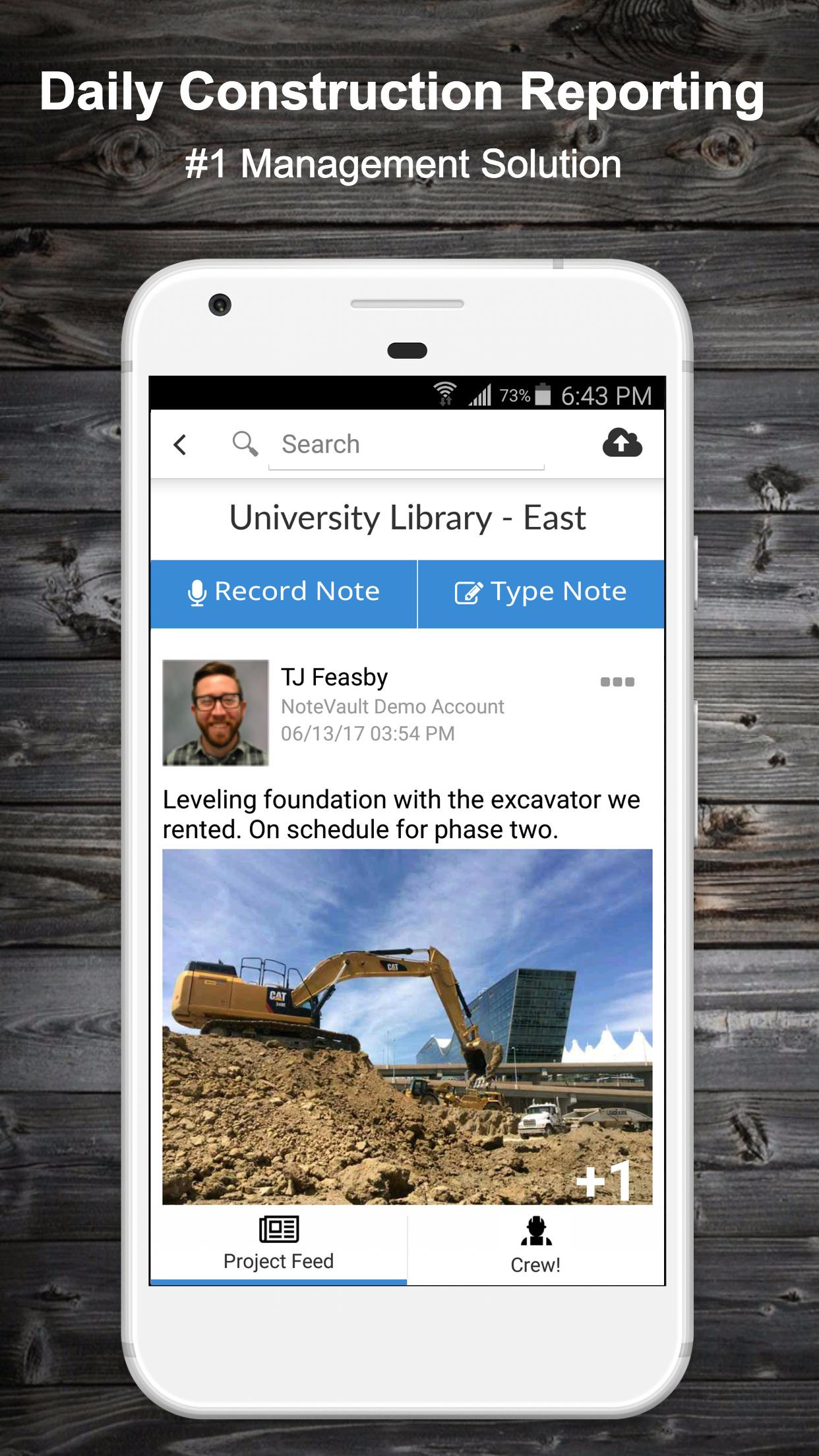 NoteVault Notes! Construction Daily Reports