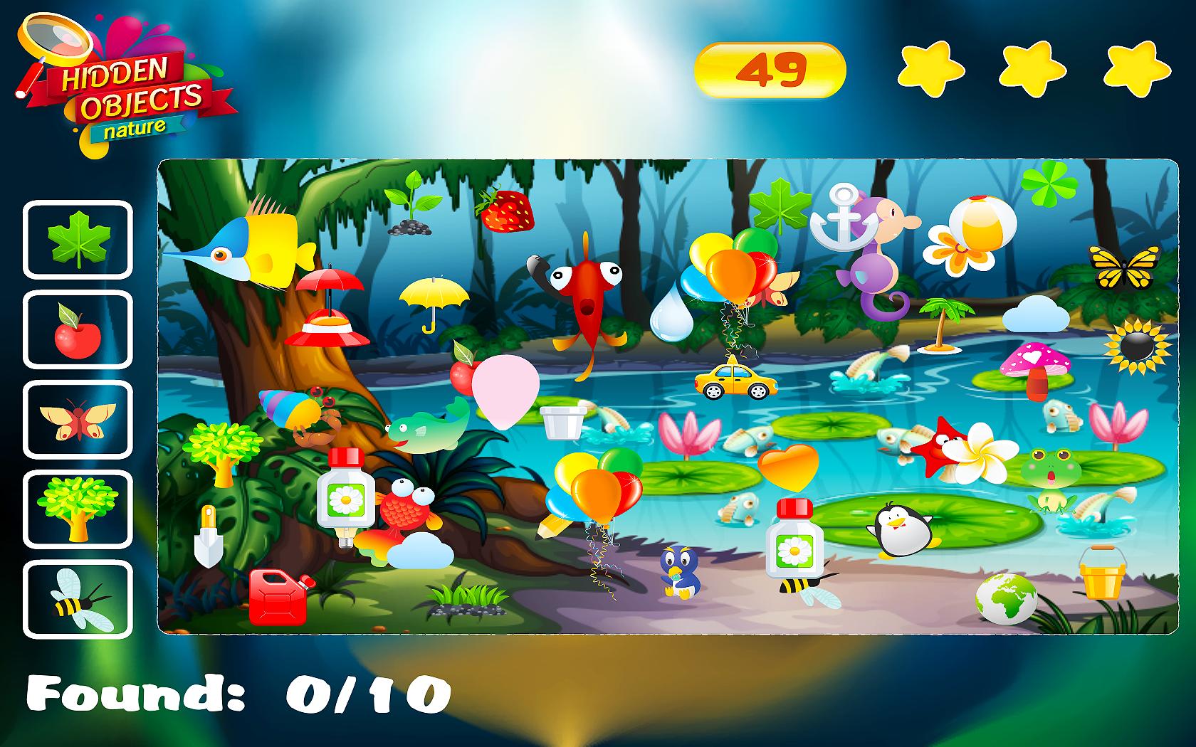 Hidden Objects Nature Theme