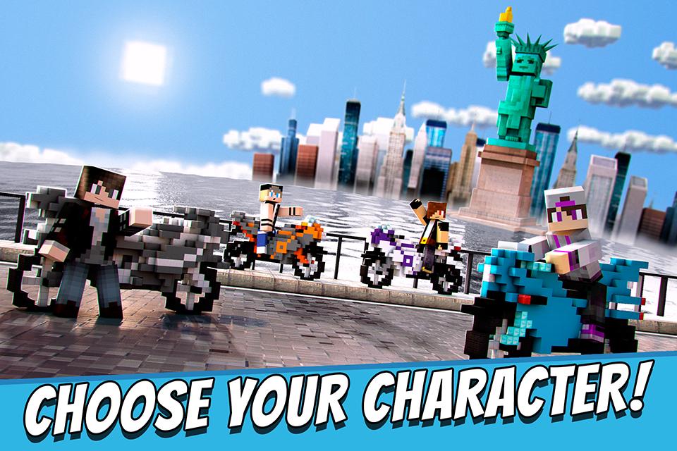 Blocky Motorbikes - Racing Competition Game