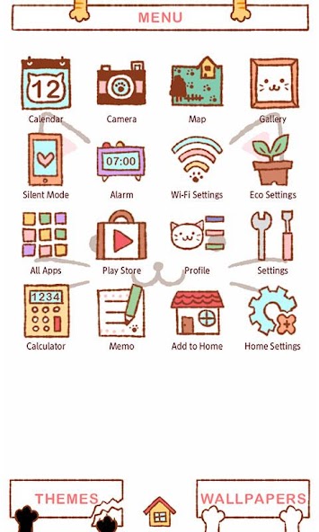 Cute Theme-Kitty Face-