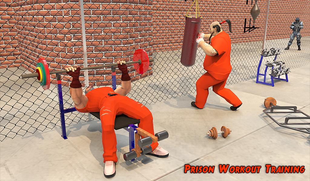 Prison Workout Gym 3D: Jail House Equipment