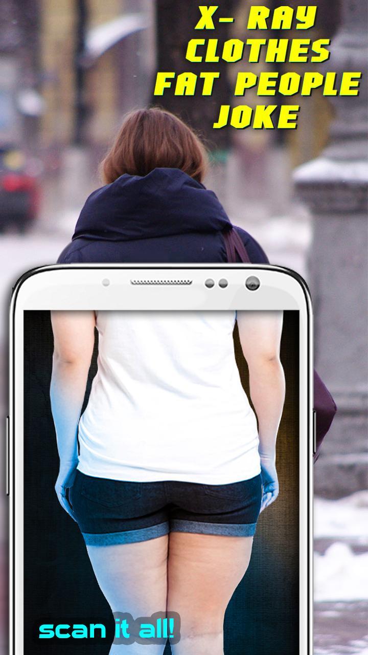 X-Ray Clothes Fat People Joke