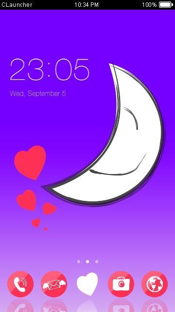 EN LA LUNA CLAUNCHER THEME