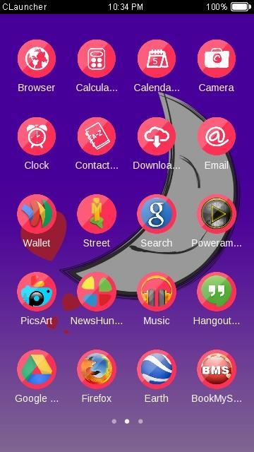 EN LA LUNA CLAUNCHER THEME