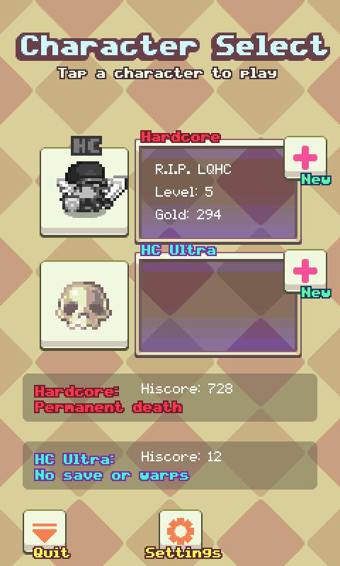 Linear Quest Hardcore