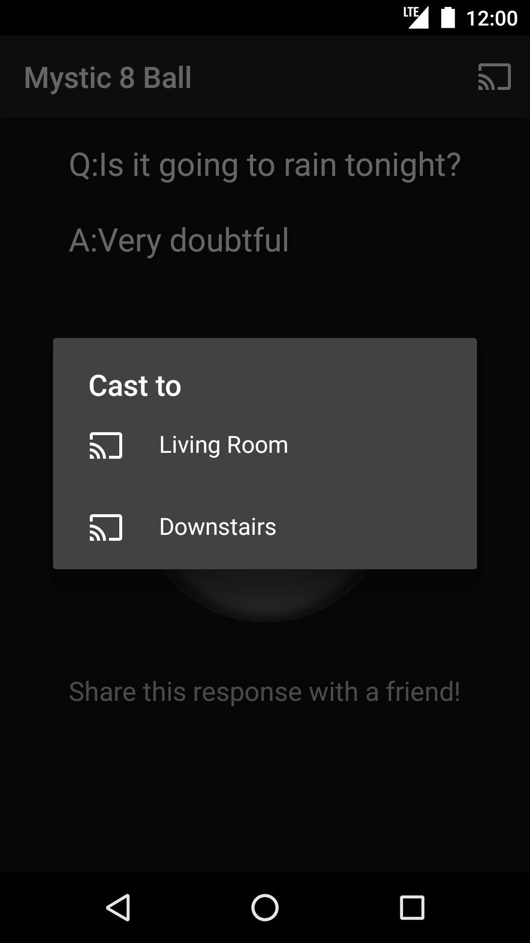 Mystic 8 Ball (Chromecast)