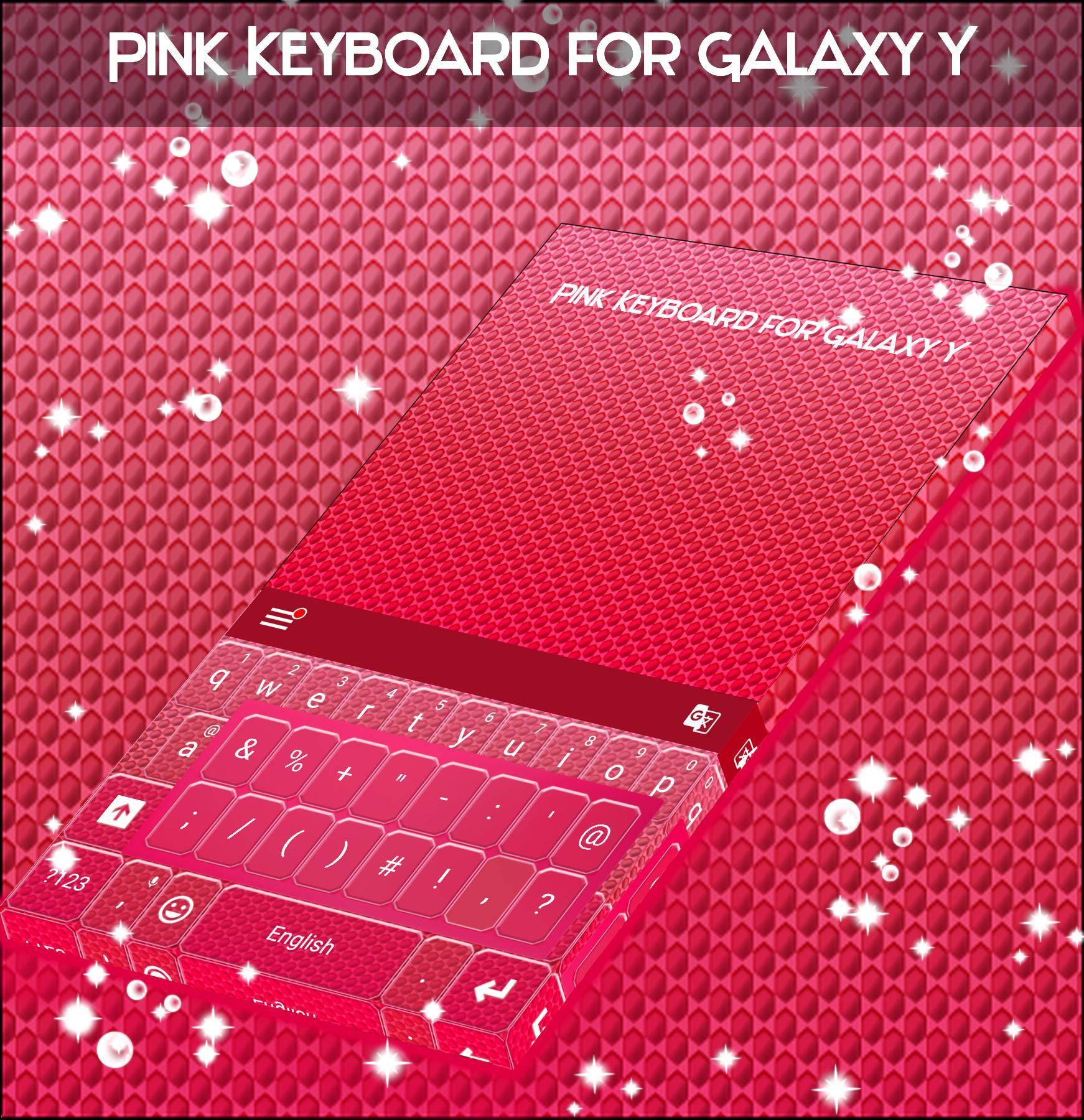 Pink Keyboard for Galaxy Y
