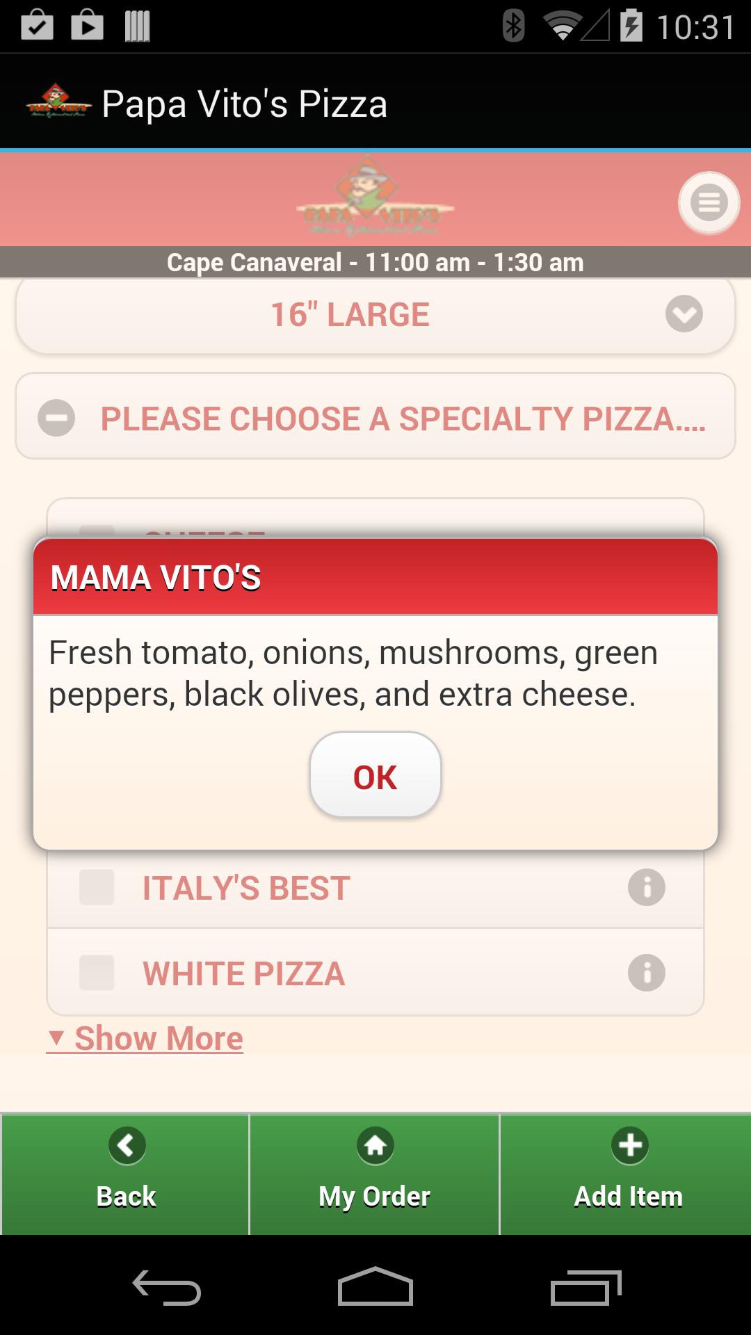 Papa Vito's Pizza