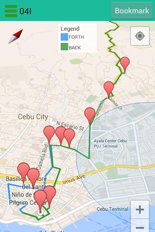 Cebu Jeepney Map