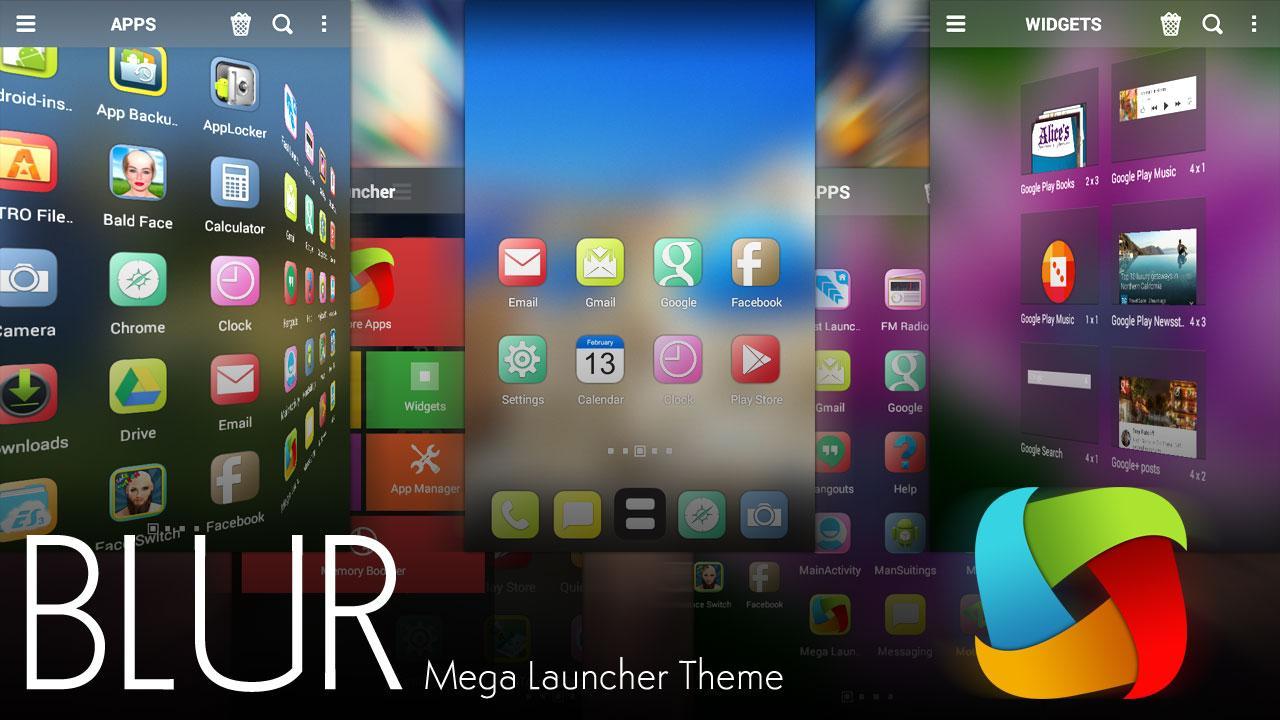 Mega Blur Launcher