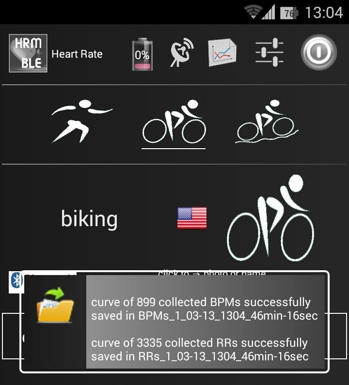 BLE Heart Rate & HRV:  Monitor
