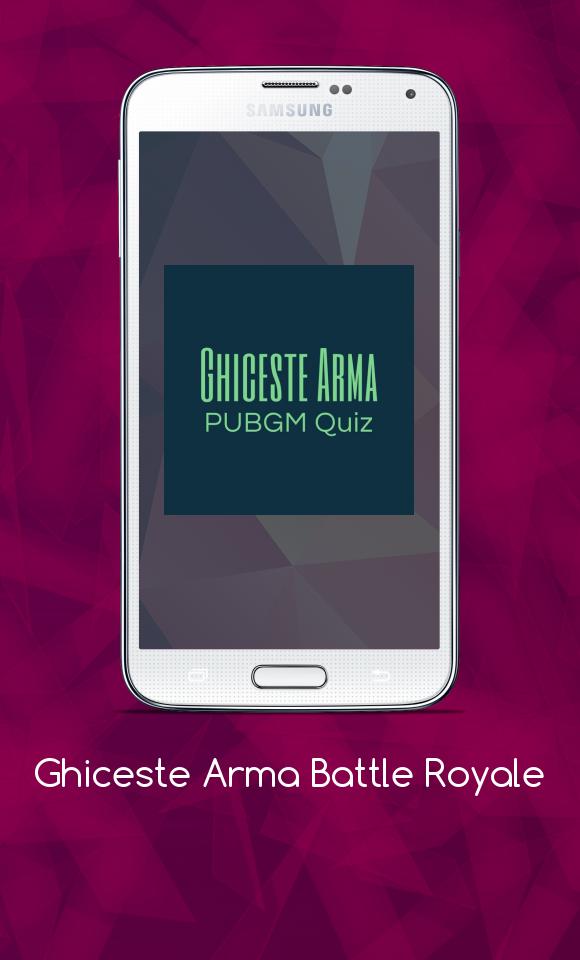 Ghiceste Arma Battle Royale Quiz