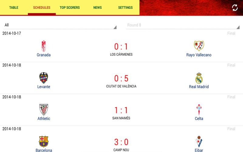 Live Soccer: Spanish League