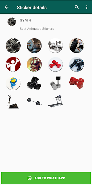 Gym Stickers for Whatsapp