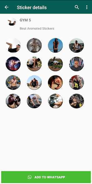 Gym Stickers for Whatsapp