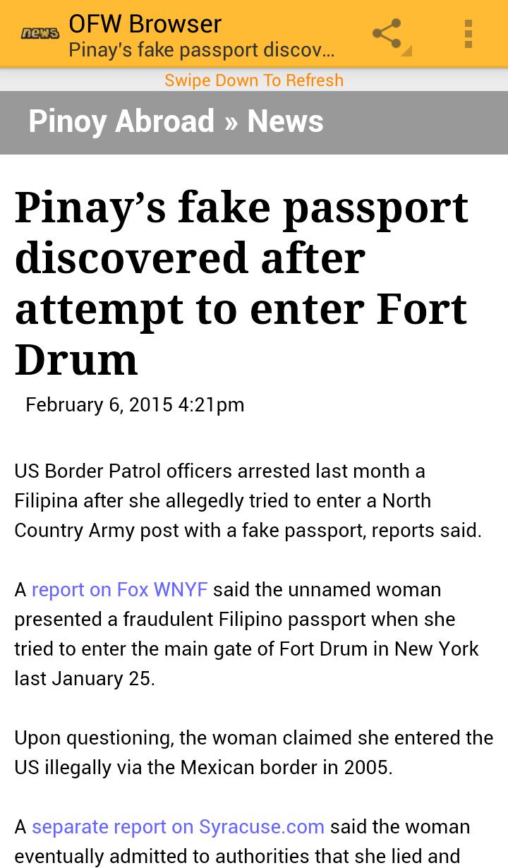 OFW News Feed Daily
