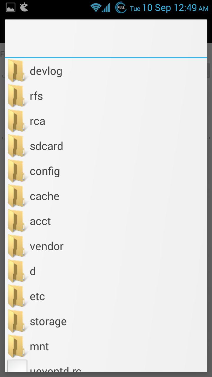 Kernel Config - Widget