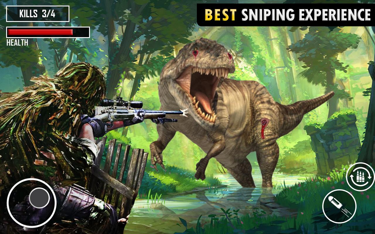 Wild Dinosaur Hunter 2021- Dinosaur Shooting Games