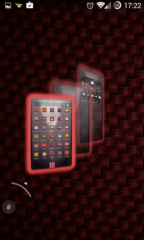 TSF Shell Theme Red Carbon HD