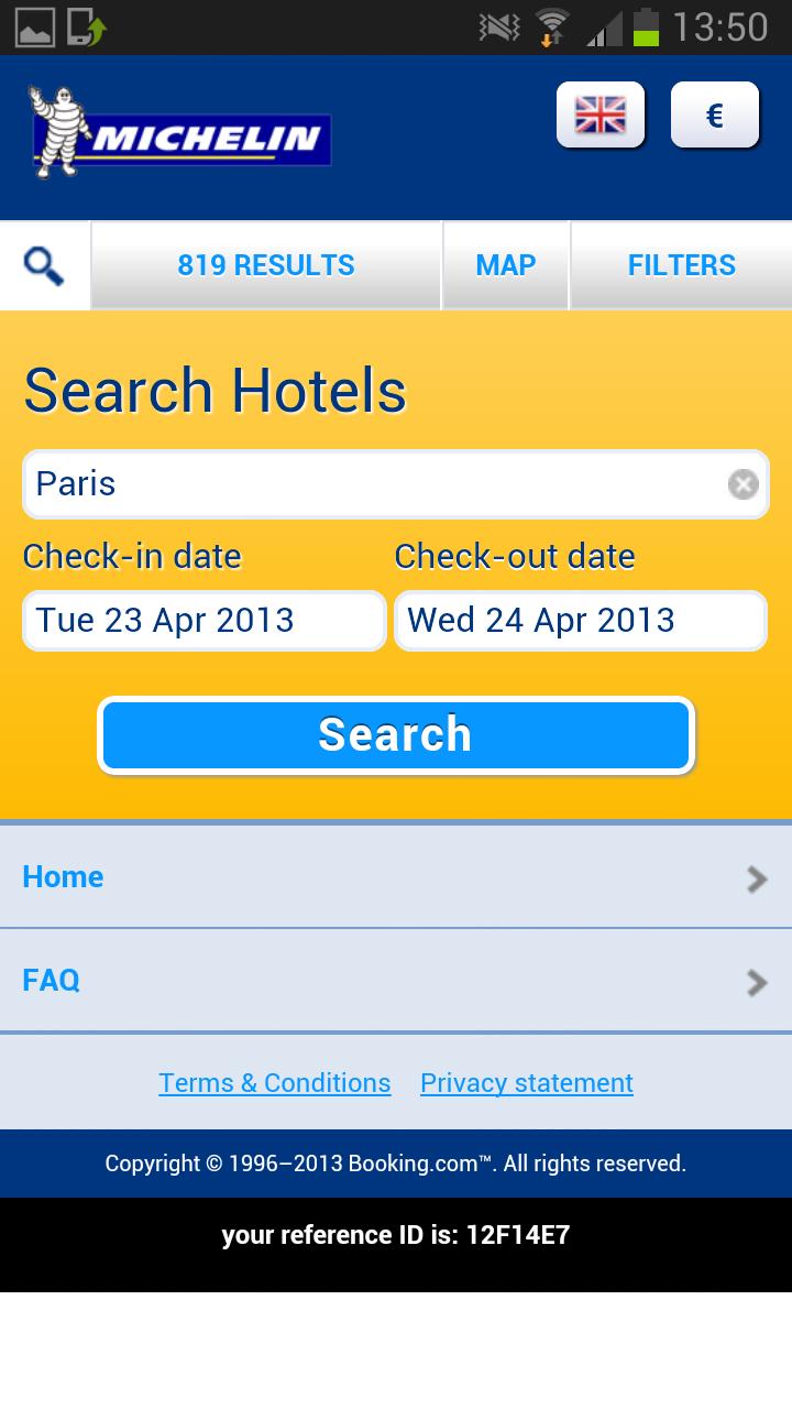 MICHELIN Hotels- Booking