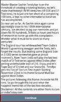 Sachin's Centuries