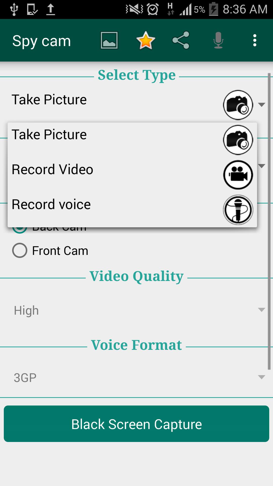 Spy Camera(Remotely)