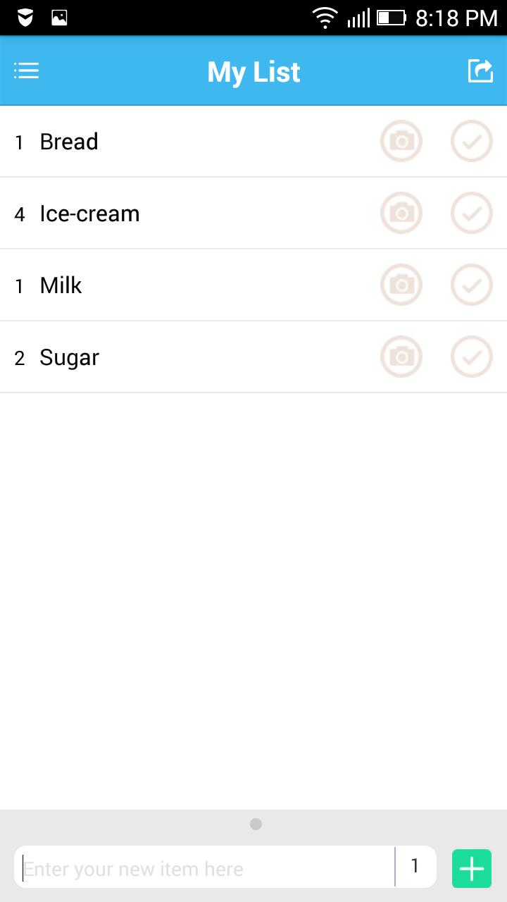 Shopping List Simple