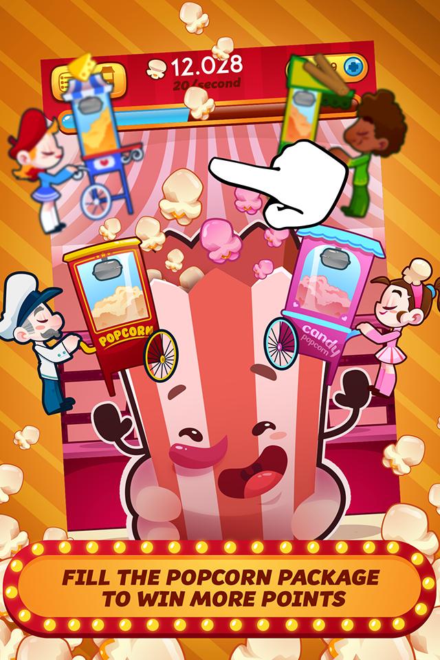 Popcorn Clicker - Popcorn Cart Clicker Game!