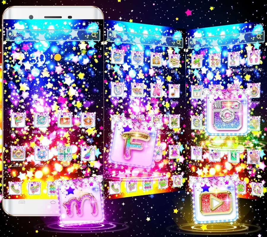 Glitter Stars Theme