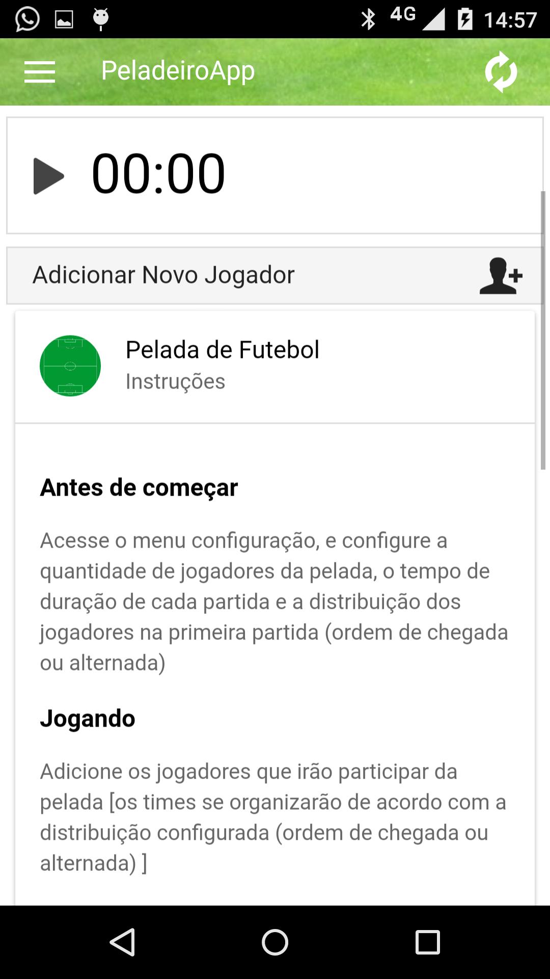 Peladeiro App